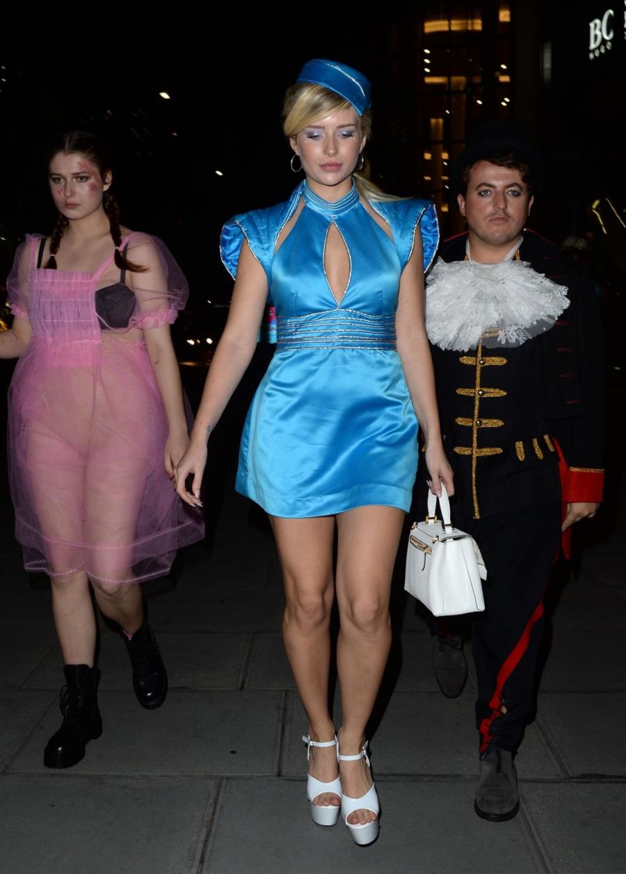 Lottie Moss at M Restaurant Victoria Halloween Party in London